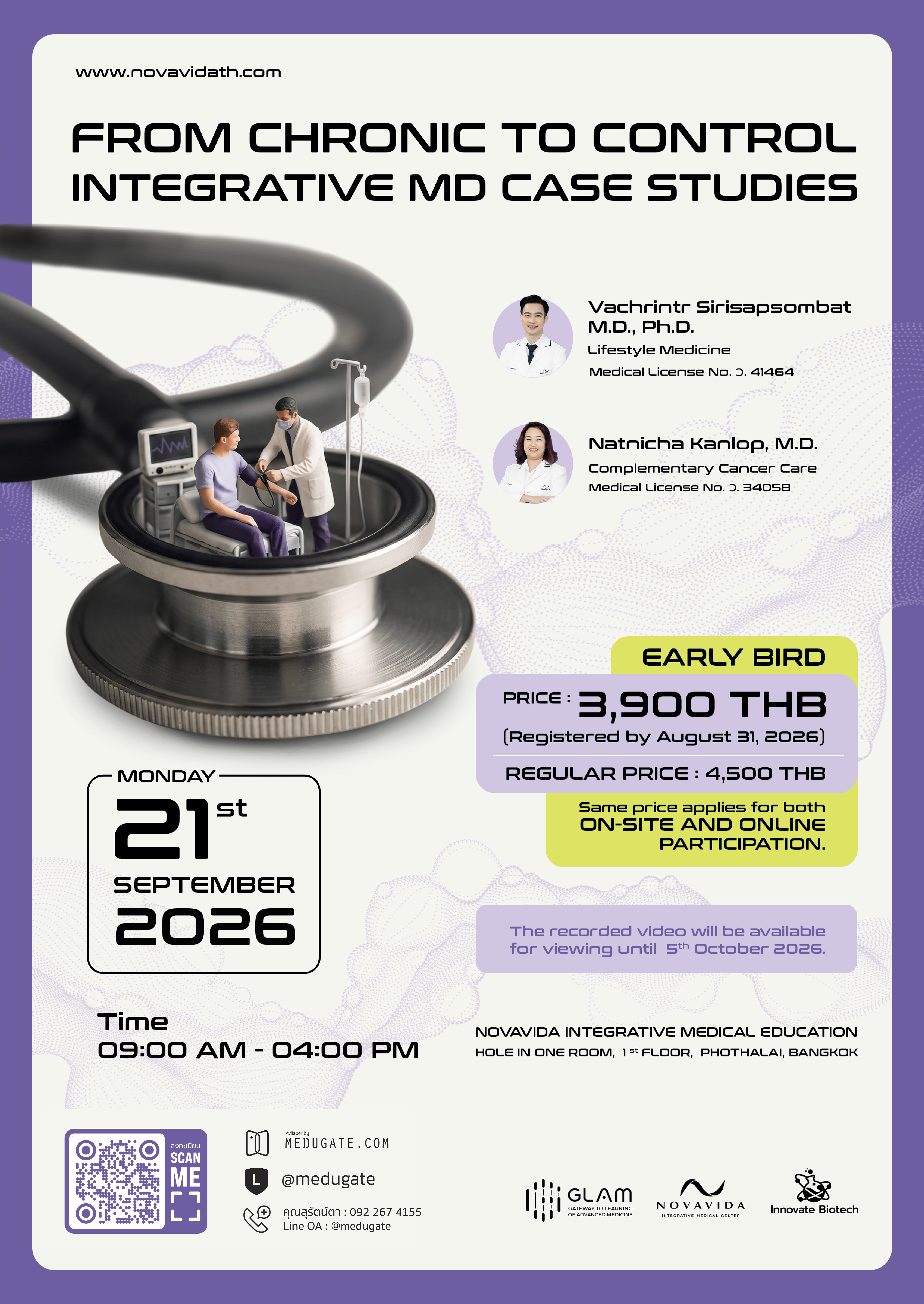 From Chronic to Control Integrative MD Case Studies