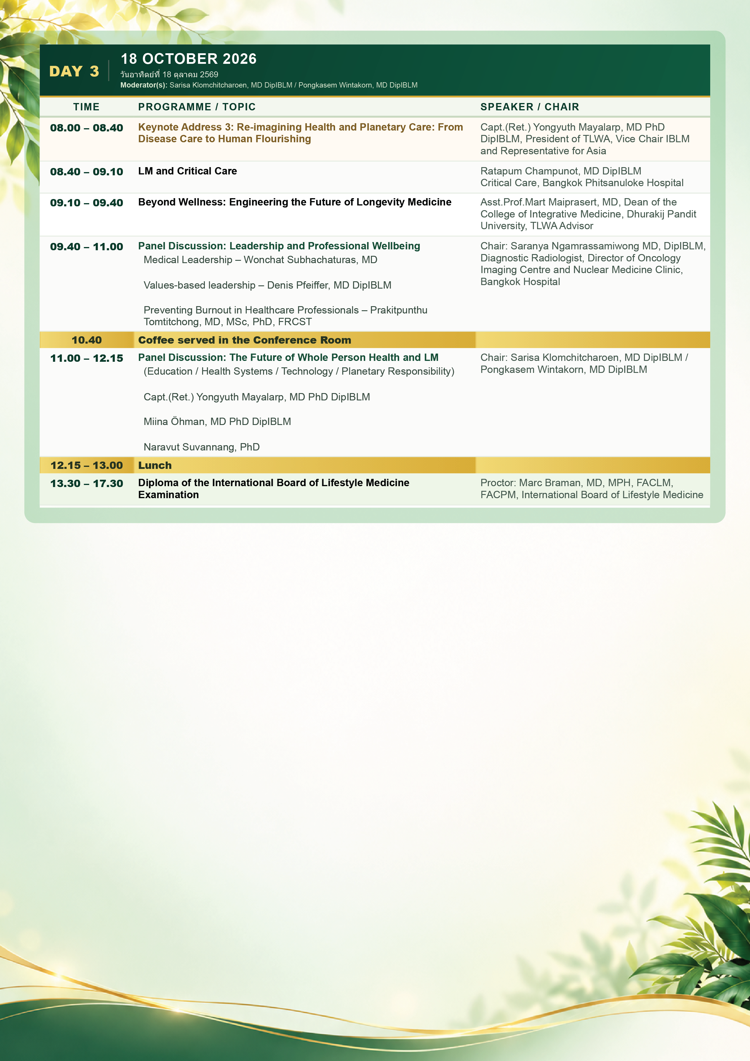 LMW2026 Conference Agenda Page 4